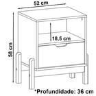 Mesa De Cabeceira 1 Gaveta 004015 Dcasa