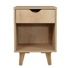 Mesa De Cabeceira 1 Gaveta 1 Nicho Bilbo  Oliva