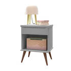 Mesa De Cabeceira 1 Gaveta 1 Nicho Valência  Édecasamóveis -