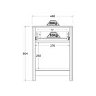 Mesa De Cabeceira 1 Gaveta 1 Porta Dm-112  Branco