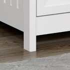 Mesa De Cabeceira 1 Gaveta 1 Porta Dm-112  Branco