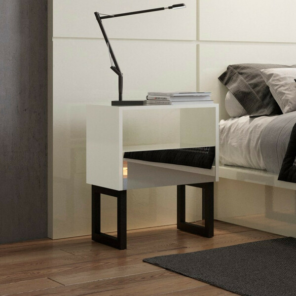 Mesa De Cabeceira 1 Gaveta 45cm W347e Dalla Costa