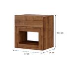 Mesa de Cabeceira 1 Gaveta 567 - Carraro - Native