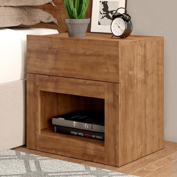 Mesa de Cabeceira 1 Gaveta 567 - Carraro - Native