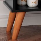 Mesa De Cabeceira 1 Gaveta Duda Preto Pés Palito Jalmac - Lm