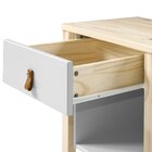 Mesa De Cabeceira 1 Gaveta Íris Cabecasa Madeiraoriginals Bra