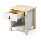 Mesa De Cabeceira 1 Gaveta Íris Cabecasa Madeiraoriginals Bra