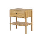 Mesa De Cabeceira 1 Gaveta Leda - Areia E Tauari - Meu Móvel