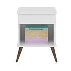 Mesa De Cabeceira 1 Gaveta Mariana Branco - Fbaby