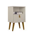 Mesa De Cabeceira 1 Gaveta Off White Marina Shop Jm