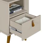 Mesa De Cabeceira 1 Gaveta Off White Marina Shop Jm