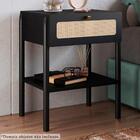 Mesa De Cabeceira 1 Gaveta Palhinha 27932 Linha Oslo Artesano