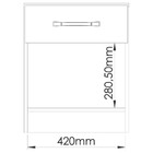 Mesa De Cabeceira 1 Gaveta Solution Moveis Castro