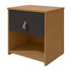 Mesa De Cabeceira 1 Gaveta Valencia Móveis Lopas Branco