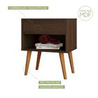 Mesa De Cabeceira 1 Gaveta Villare Robel