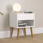 Mesa De Cabeceira 1 Gaveta Villare Robel