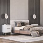 Mesa De Cabeceira 1 Porta 1 Gaveta Branco