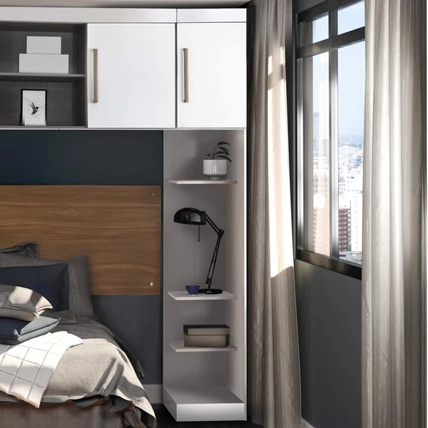 Mesa De Cabeceira 1 Porta  Branco