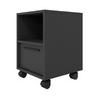 Mesa De Cabeceira 1 Porta Basculante 1 Prateleira Bcr 37 Linh