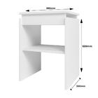 Mesa De Cabeceira 1 Prateleira Bcr 40 Linha Float – Brv Móveis