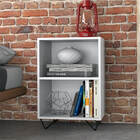 Mesa de Cabeceira 1 Prateleira Brv - Branco