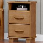 Mesa De Cabeceira 2 Gav Madeira Maciça 44 Cm 2249 Milani Store