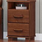 Mesa De Cabeceira 2 Gav Madeira Maciça 44 Cm 2249 Milani Store