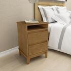 Mesa De Cabeceira 2 Gavetas 43 Cm 2800 Milani Store