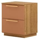 Mesa De Cabeceira 2 Gavetas 50 Cm Dub 50019 Vlr