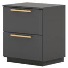 Mesa De Cabeceira 2 Gavetas 50 Cm Dub 50019 Vlr