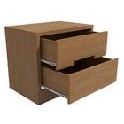 Mesa De Cabeceira 2 Gavetas 54 Cm S822 Kappesberg