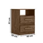 Mesa De Cabeceira 2 Gavetas 7090 Moval
