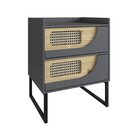 Mesa De Cabeceira 2 Gavetas Apolo