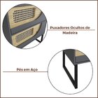 Mesa De Cabeceira 2 Gavetas Apolo