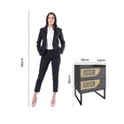 Mesa De Cabeceira 2 Gavetas Apolo