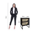 Mesa De Cabeceira 2 Gavetas Apolo