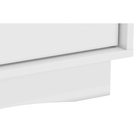 Mesa De Cabeceira 2 Gavetas Branco Kappesberg