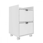 Mesa de Cabeceira 2 Gavetas Brv - Branco