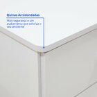 Mesa De Cabeceira 2 Gavetas Florença Branco