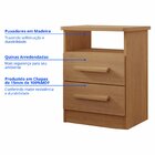 Mesa De Cabeceira 2 Gavetas Florença Cinamomo