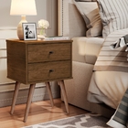 Mesa De Cabeceira 2 Gavetas Geraldine Canela