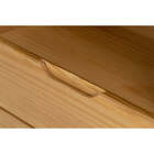 Mesa De Cabeceira 2 Gavetas Lice - Mel - Meu Móvel De Madeira