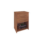 Mesa De Cabeceira 2 Gavetas Light - Atualle Móveis