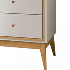 Mesa De Cabeceira 2 Gavetas Lucca Edn Móveis