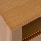 Mesa De Cabeceira 2 Gavetas Madeira Maciça Frank  Mel