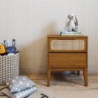 Mesa De Cabeceira 2 Gavetas Madeira Maciça Viena  Mel