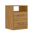 Mesa De Cabeceira 2 Gavetas Moval Apolo Freijo  (709036)