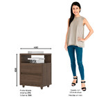 Mesa De Cabeceira 2 Gavetas Nora Casa 812