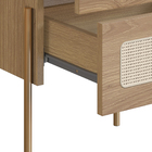 Mesa De Cabeceira 2 Gavetas Palhinha 28933 Linha Oslo Artesano