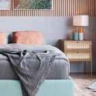 Mesa De Cabeceira 2 Gavetas Palhinha 28933 Linha Oslo Artesano